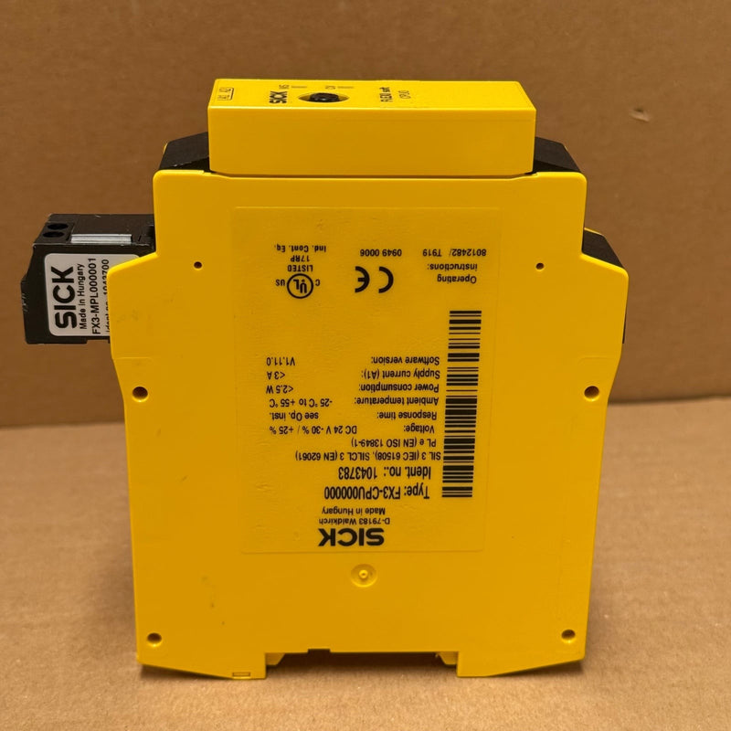 SICK – FX3-CPU000000 (1043783) – Flexi Soft Main CPU Safety Controller