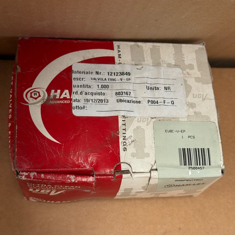 Ham-Let – EV8C-V-EP – 1/2" High Purity Ultra-Clean Pneumatic Diaphragm Valve