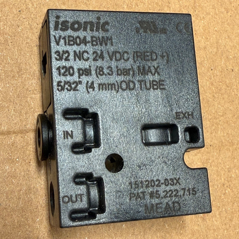 7PCs Mead Isonic – V1B04-BW1 – Isonic V1000 Series 3-Way Solenoid Air Valve