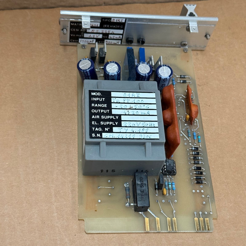 Tecnova – 81RI (Serie 81) – Pt100 Temperature Transmitter Card