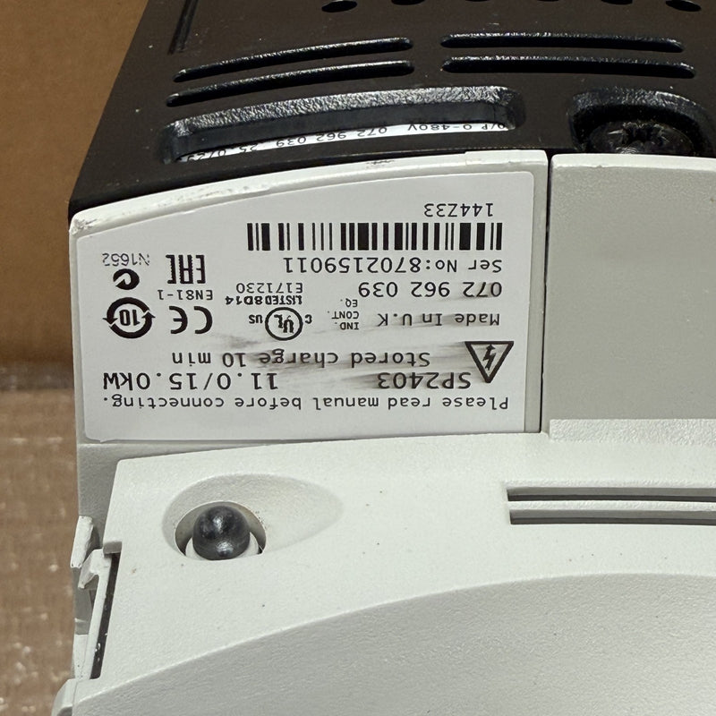 Control Techniques – SP2403 – Inverter Servo Drive 11.0/15.0KW