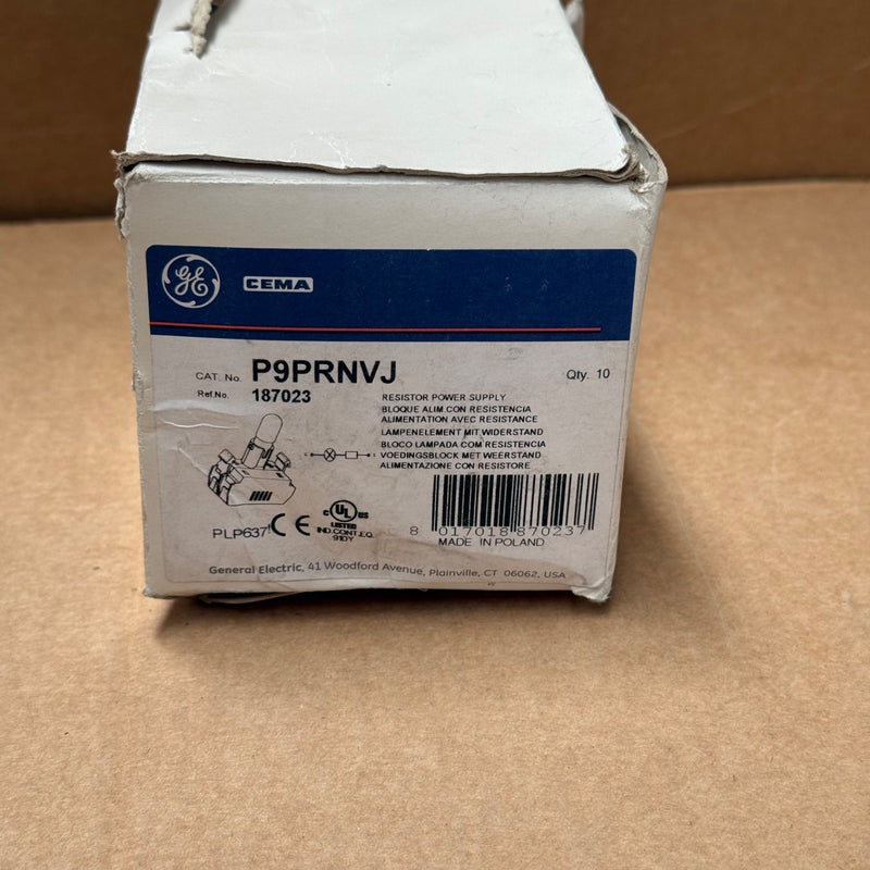 General Electric – P9PRNVJ – 110–120 VAC Pushbutton Light / Resistor Module