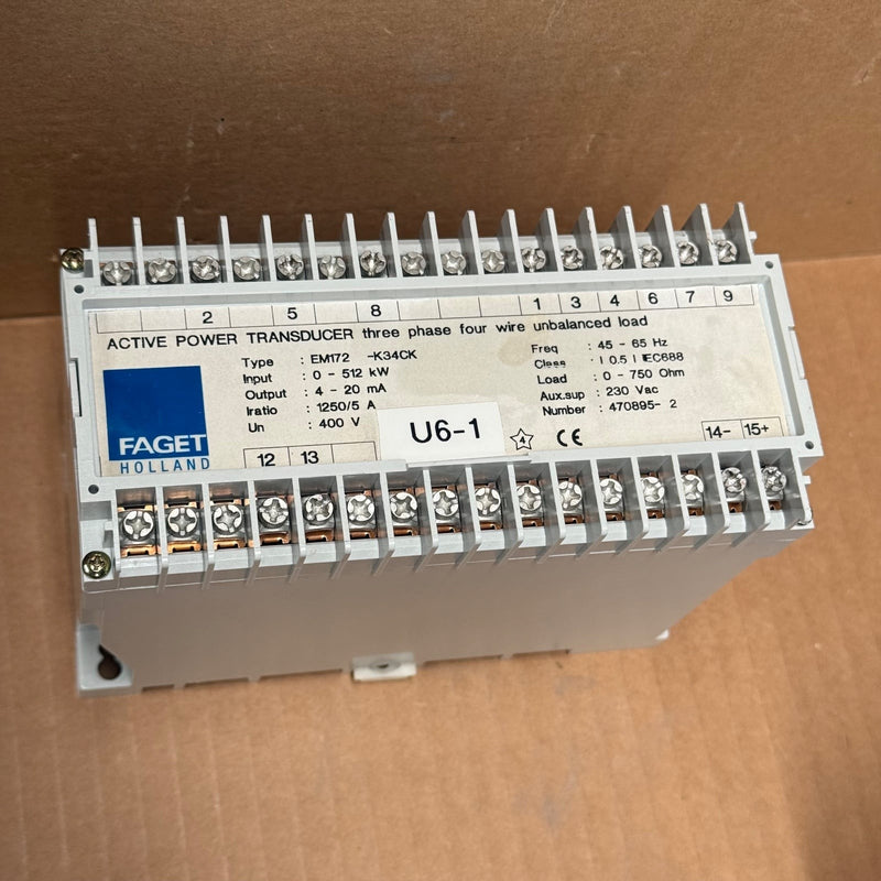 Faget Holland – EM172-K34CK – Active Power Transducer