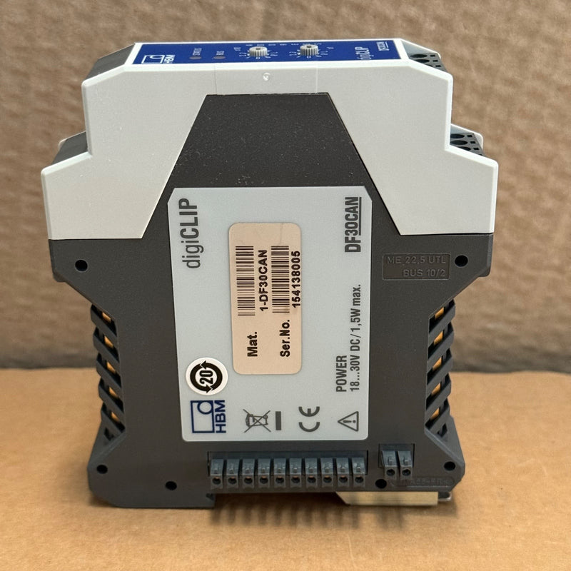 HBM – DF30CAN – (digiCLIP) Digital Measuring Amplifier / Strain Gauge Amplifier