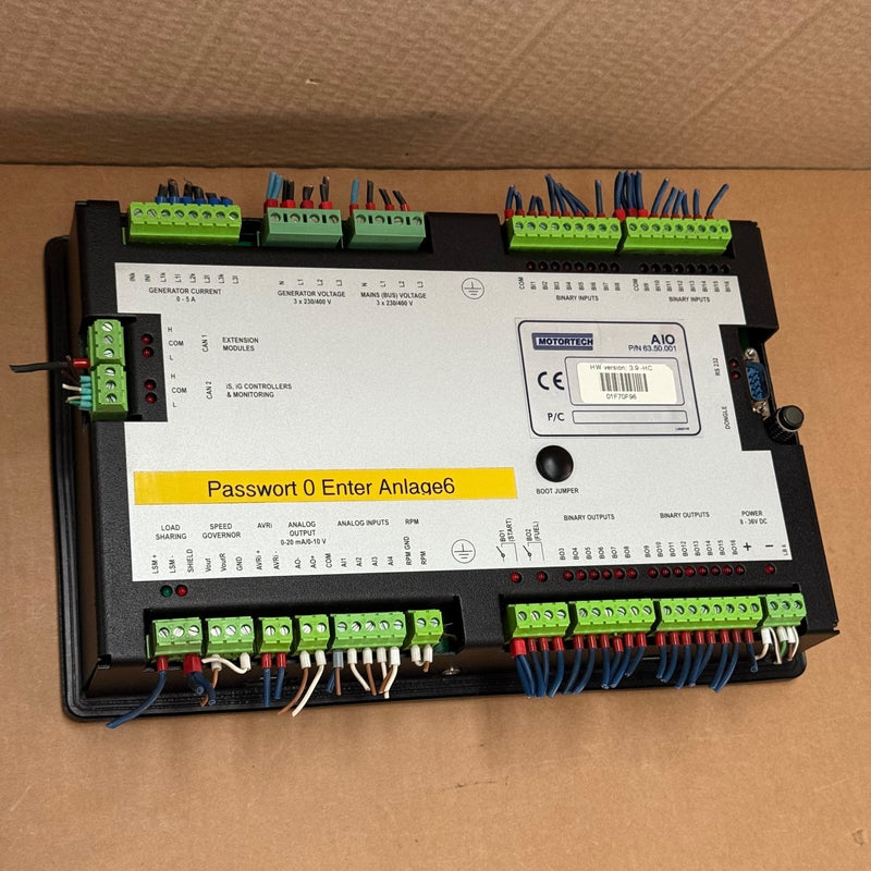 Motortech – 63.50.001 (AIO-Vision) – TFT Color Display / HMI Operator Panel