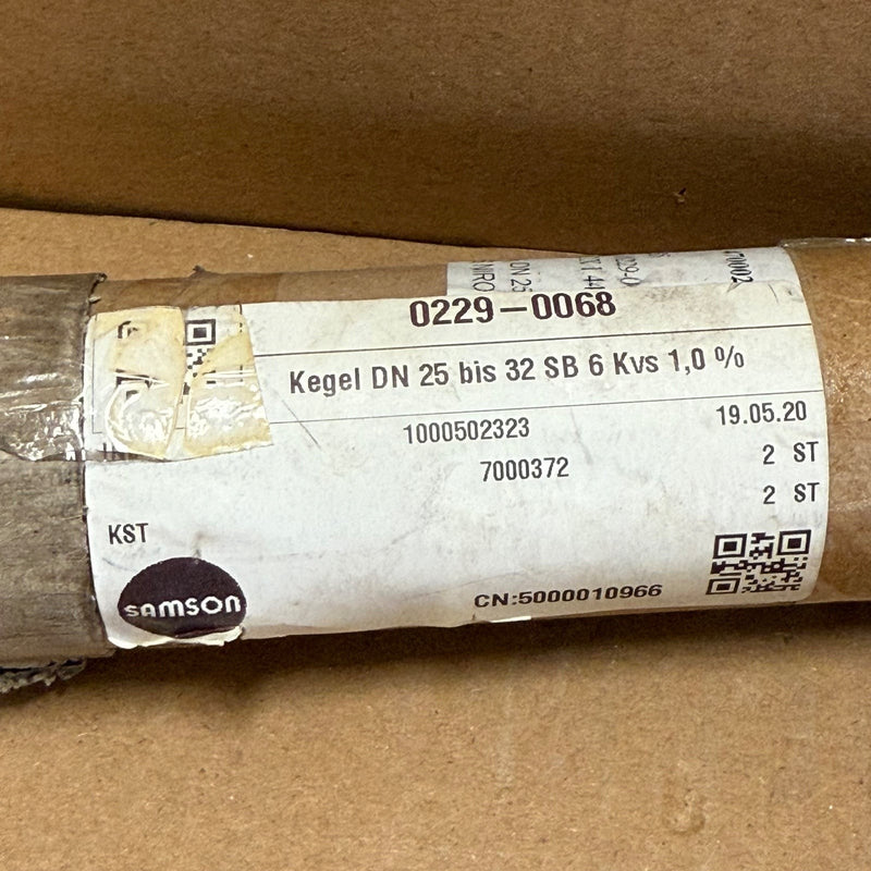 Samson – 0229-0068 – Replacement Valve Plug Assembly / Kegel