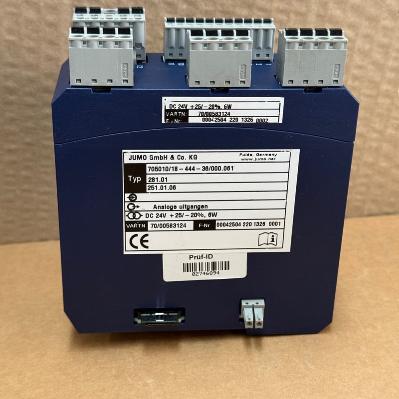 JUMO – 705010/18-444-36/000.061 – mTRON T Multichannel Controller Module