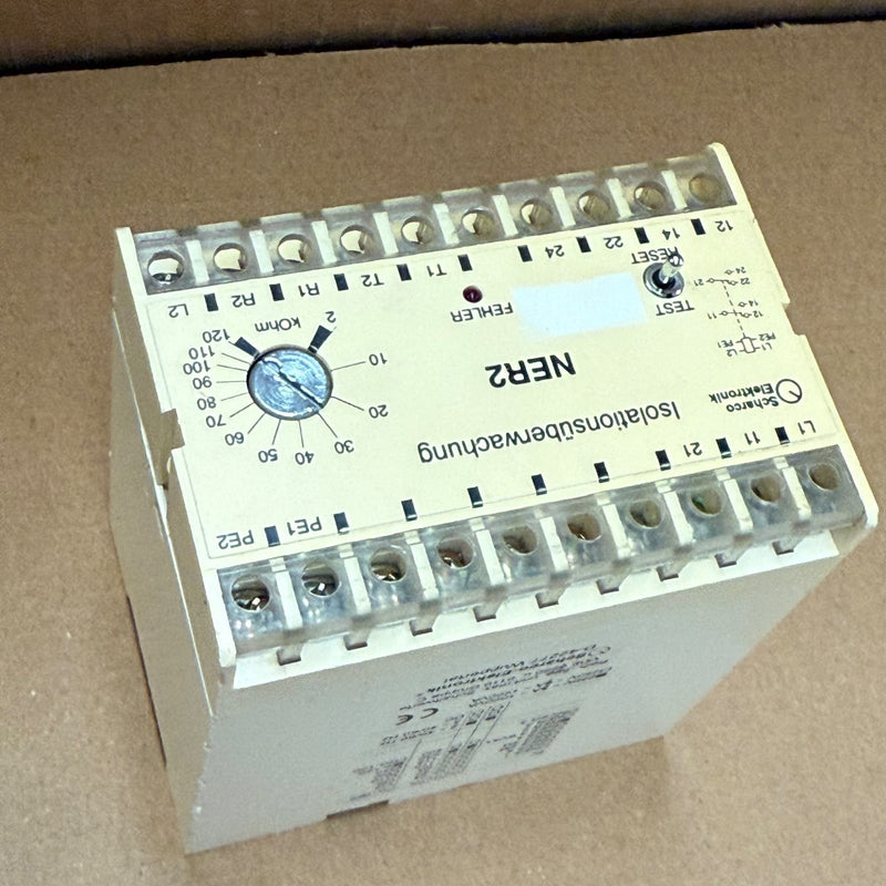 Scharco Elektronik – NER2 – Insulation Monitoring Control Relay