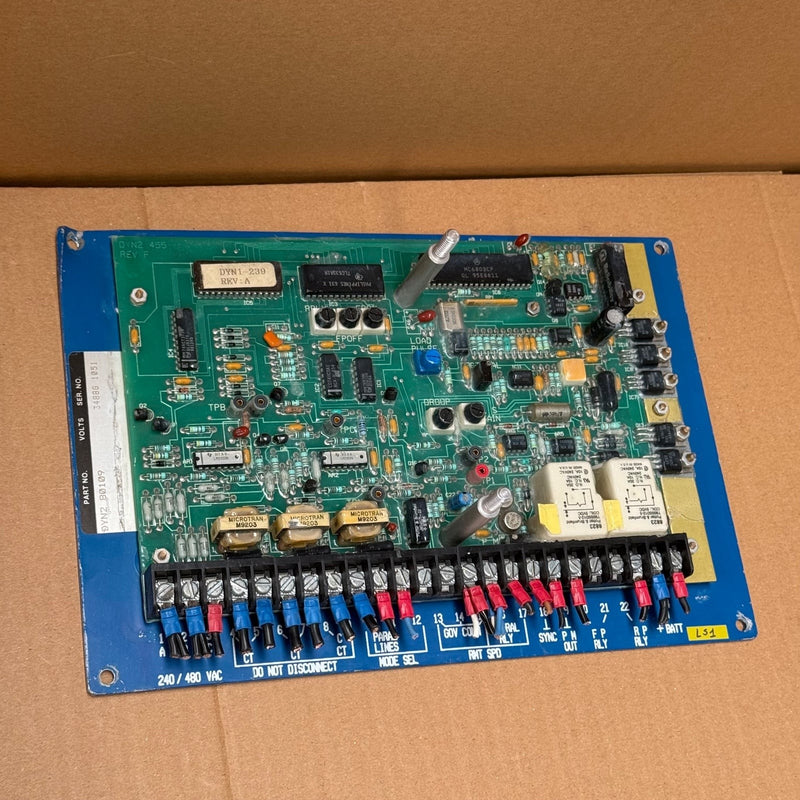 Barber Colman – DYN2 80109 – Load Sharing Unit 240/480Vac