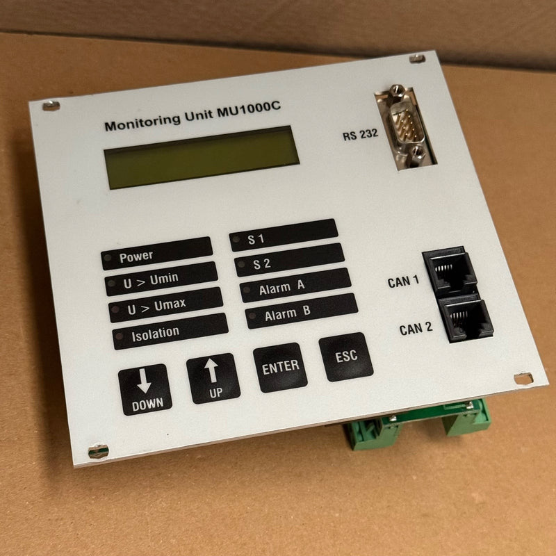 Monitoring Unit – MU1000C II / 300-110-770.00 – Display & Control Module