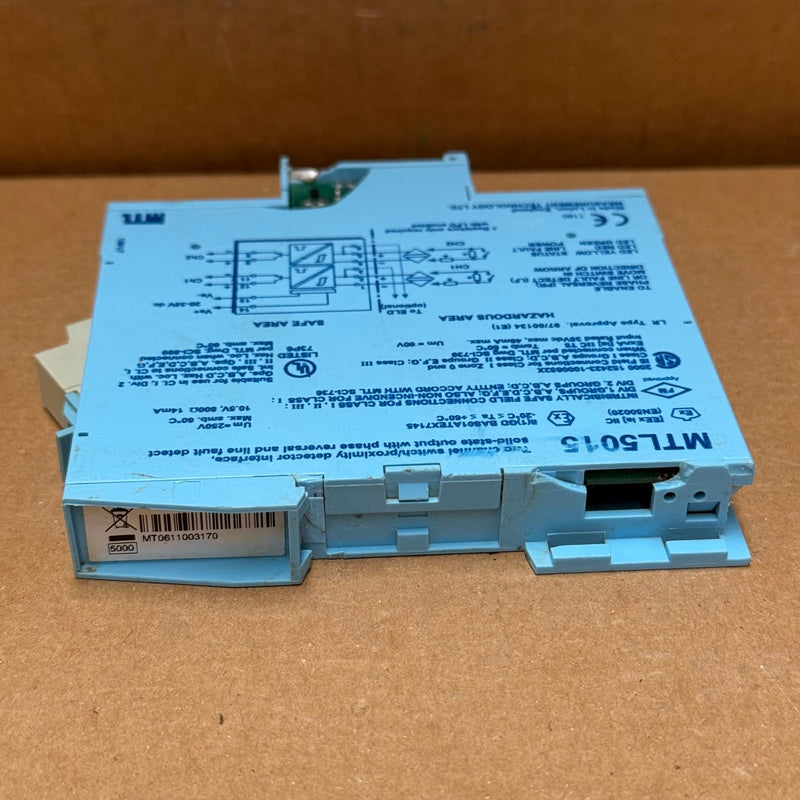 MTL – MTL5015 – Two-Channel Switch/Proximity Detector Interface