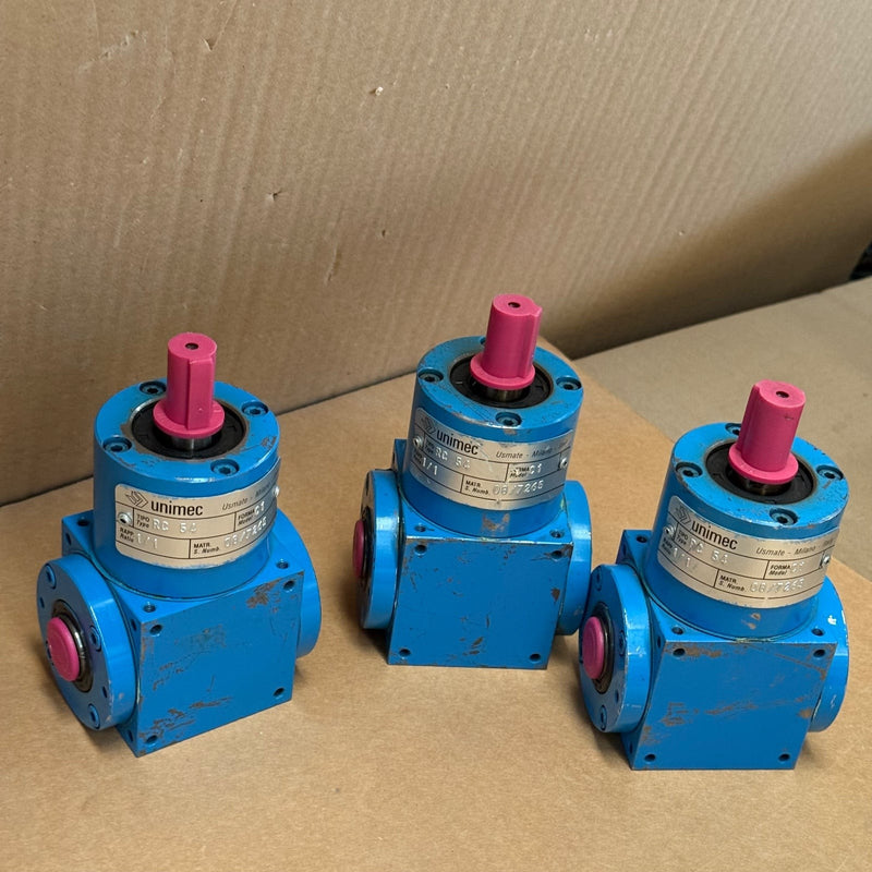 UNIMEC – RC54 – Size 54 Hollow Shaft Bevel Gearbox