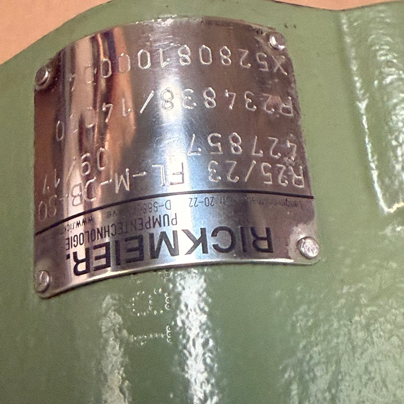 RICKMEIER – R25/23 FL-M-DB-SO – External Hydraulic Gear Pump