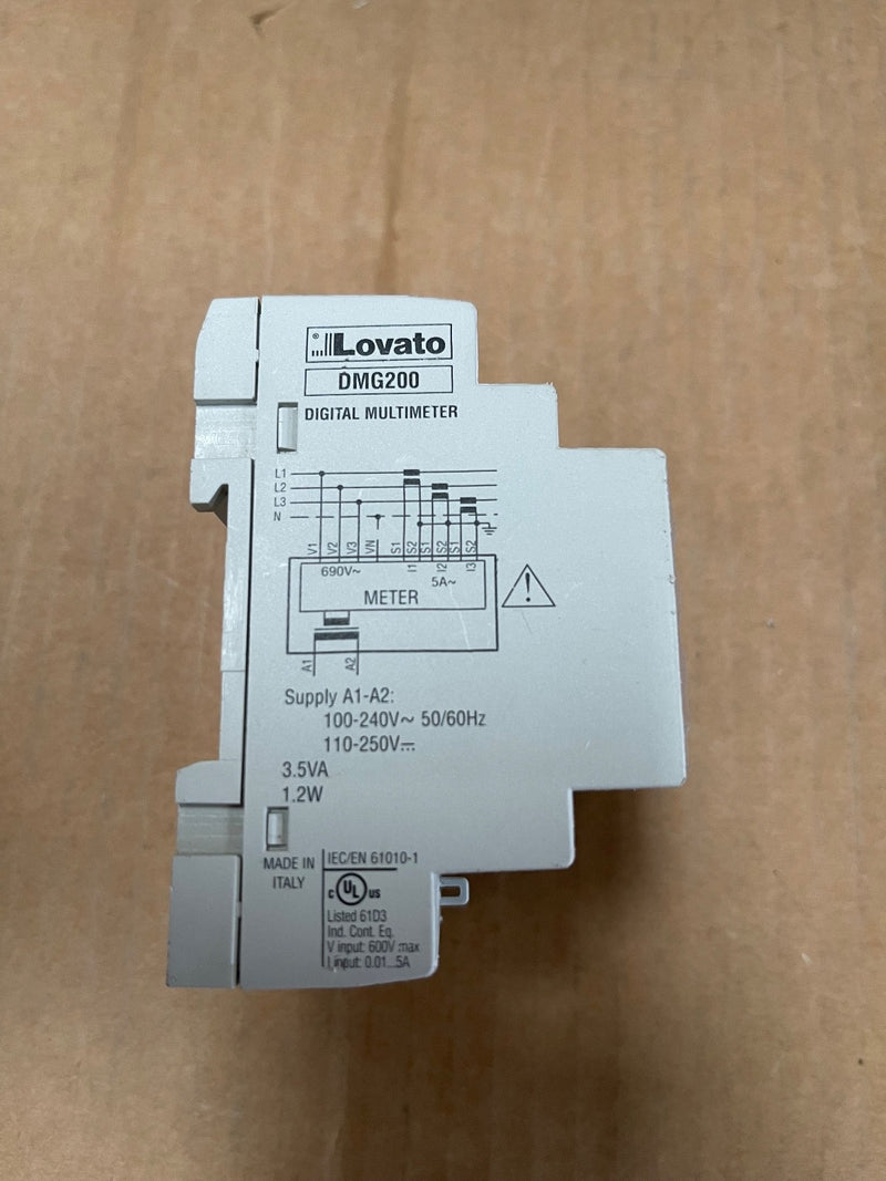 Lovato Electric – DMG200 – 3-Phase DIN-Rail Energy / Power Meter