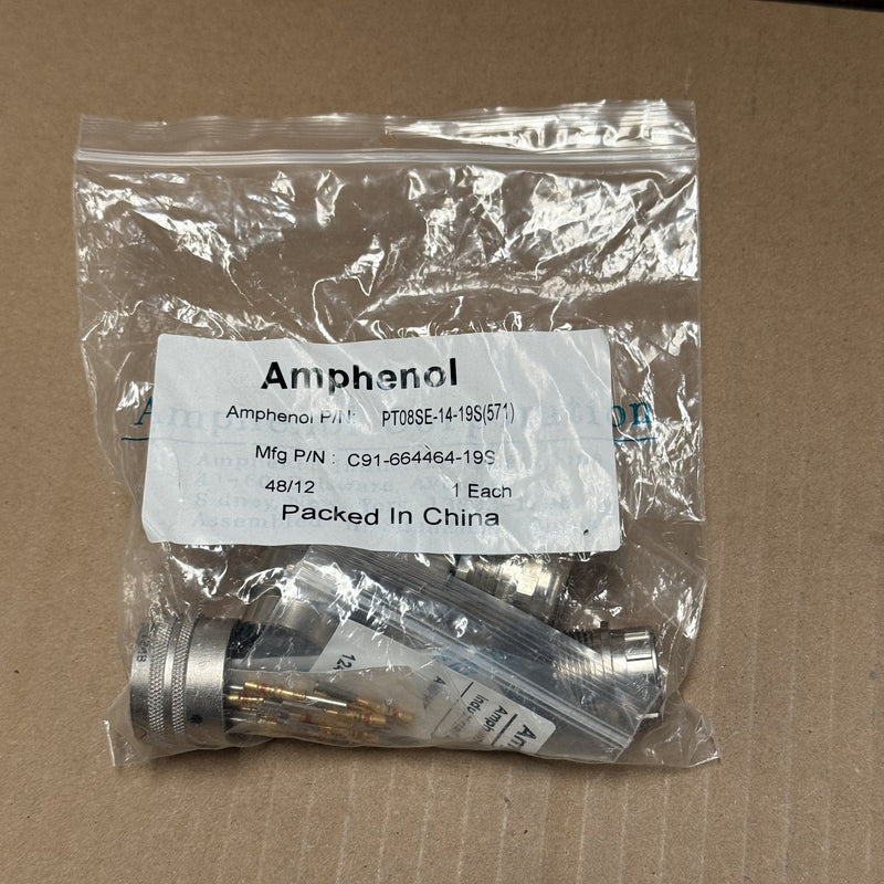 AMPHENOL INDUSTRIAL – PT08SE-14-19S(571) – Circular Connector