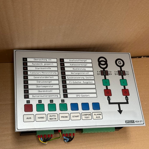 KUHSE – KEA-071 SPL – Generator Emergency Generator CONTROL