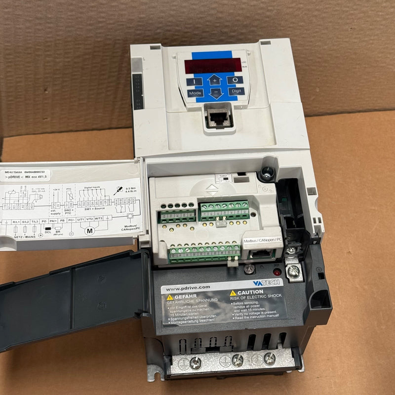 VA TECH pDRIVE – ME4U15AAA / MX eco 4V1.5 – Variable Frequency Drive
