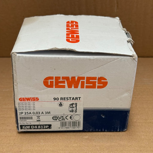 GEWISS – GWD4817P – ReStart RD PRO Automatic Reclosing Device Coupled