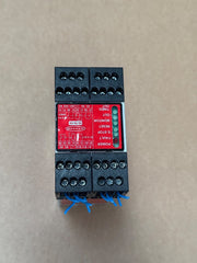 Banner – ES‑TN‑1H5 – E‑Stop Safety Module 24 VDC, 4NO Safety Relays, Adjustable
