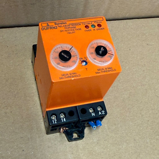 Syrelec – DUFRN2 – 3-Phase Over/Undervoltage Control Relay