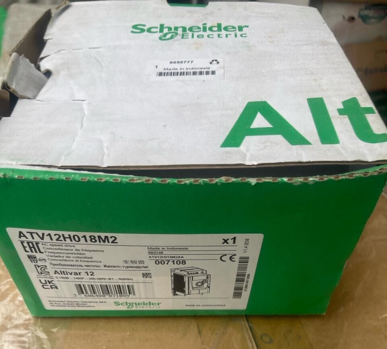 Schneider Ekectric Altivar 12 - ATV12H018M2 - 0.18kW-1/4HP - AC Speed Drive