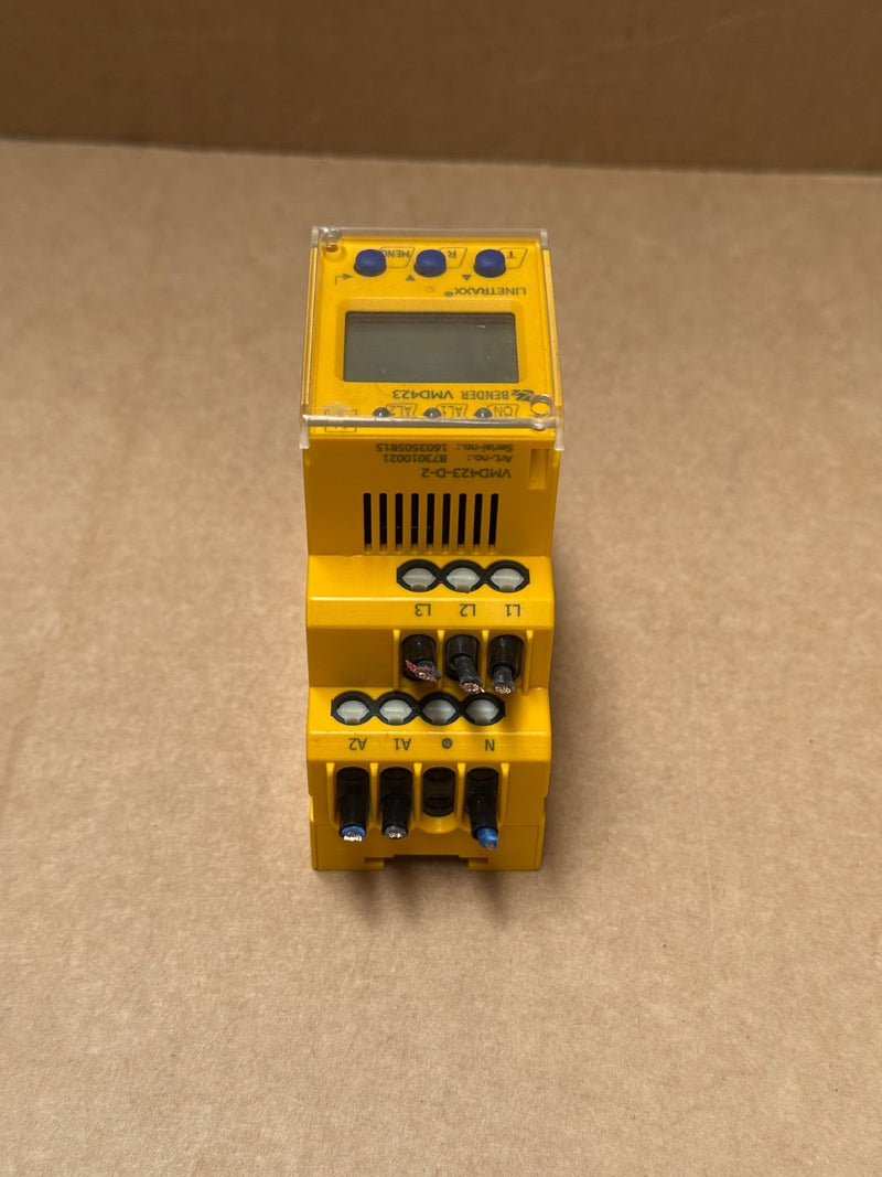 Bender – VMD423‑D‑2 – 3‑Phase Voltage & Frequency Monitoring Relay, 10–500 V AC