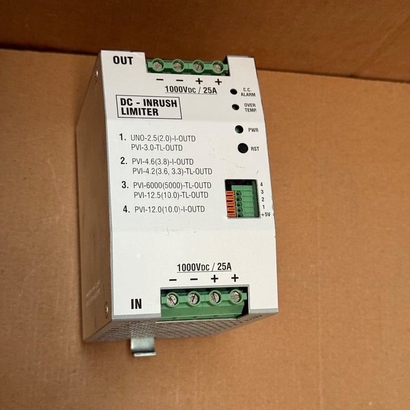X – DC Inrush Limiter – 1000VDC 25A PV Inverter Protection Module