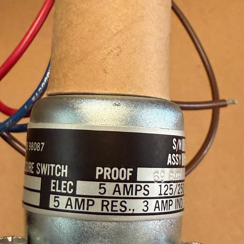 ITT Neo-Dyn – 115P1S2086 – Adjustable Pressure Switch