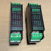 2PCs Murrelektronik – 67081 – MKS-M 4 Mounting Plate Module with Screw Terminals