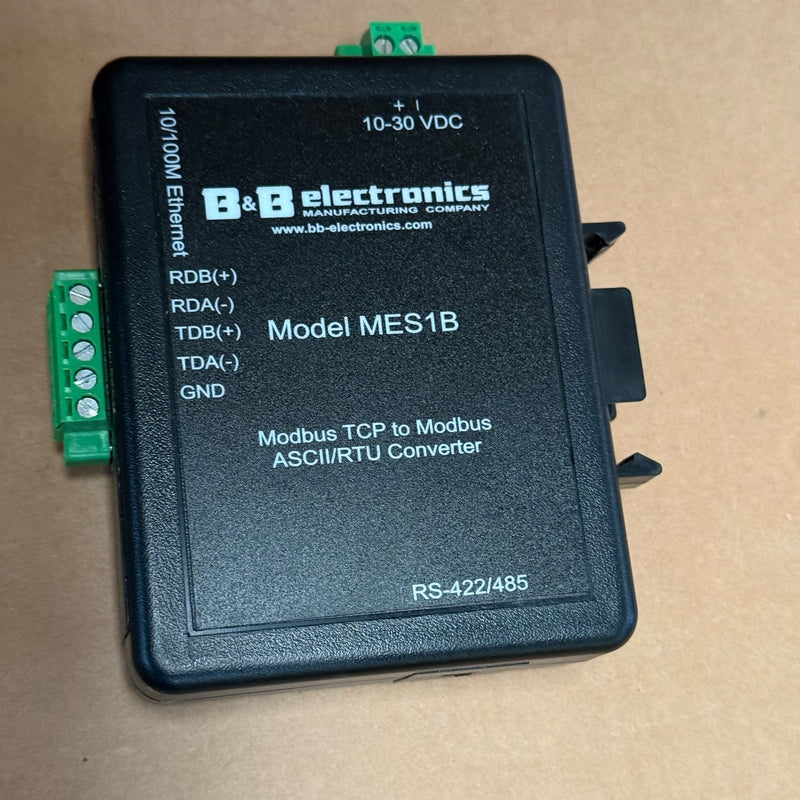 B&B Electronics – MES1B – Modbus TCP to Modbus ASCII/RTU Converter / Gateway