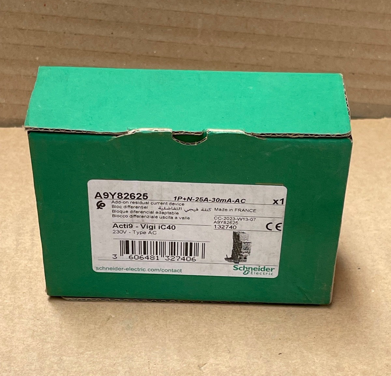 Schneider Electric – A9Y82625 – Acti9 Vigi iC40 RCD 1P+N 25 A 30 mA (AC)