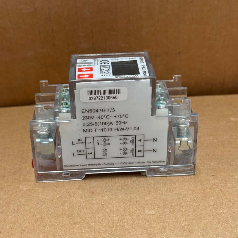 Inepro – PRO2-MOD – 1-Phase Smart Energy Meter (Modbus RTU)