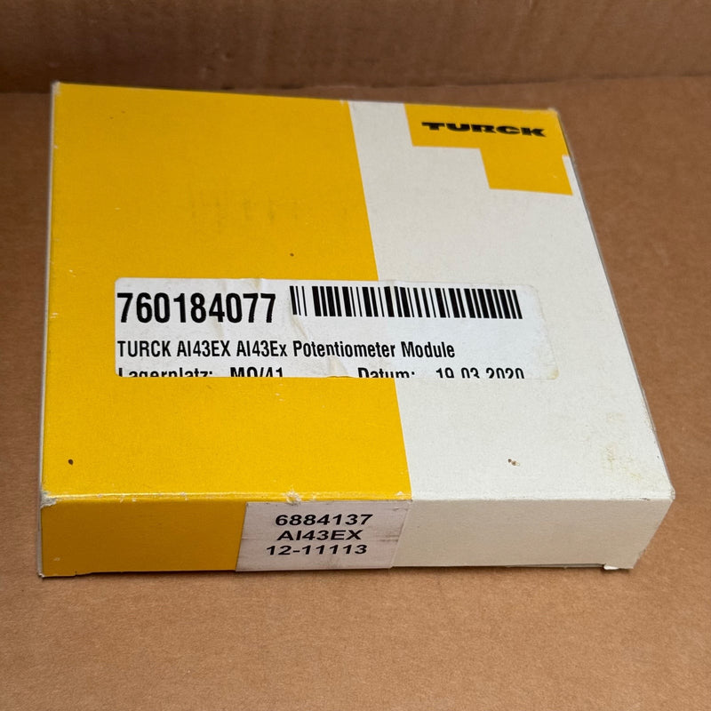 Turck – AI43EX (6884137) – Excom I/O System 4-Channel Analog Input Module