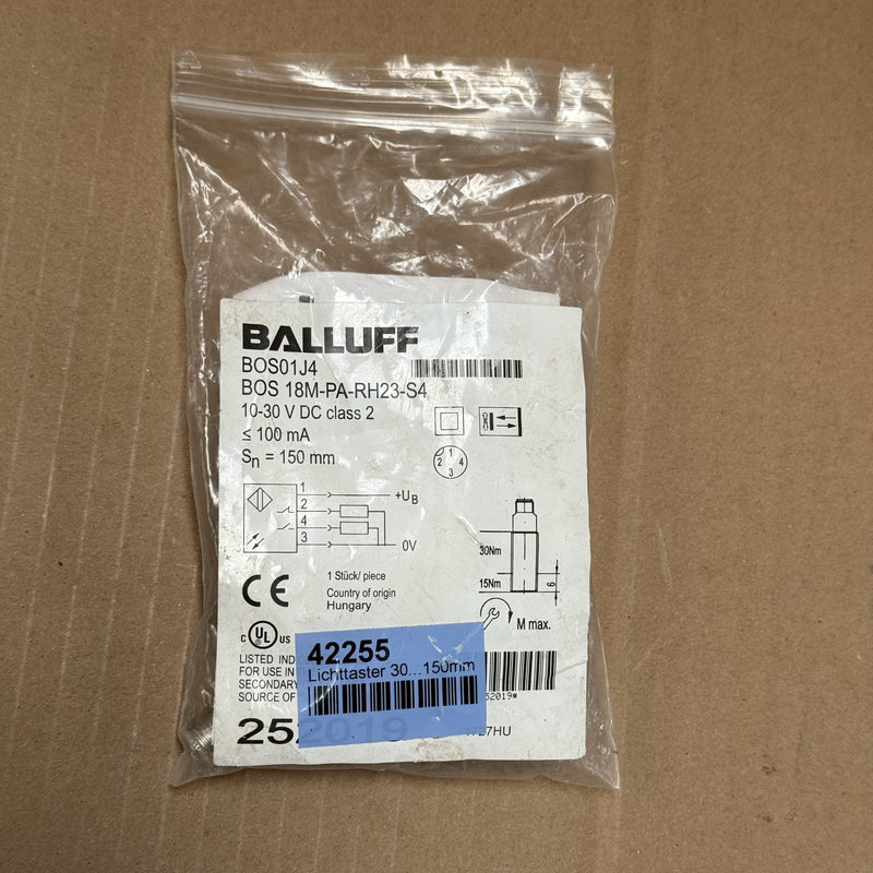 BALLUFF – BOS 18M-PA-RH23-S4 / BOS01J4 – Proximity Sensor
