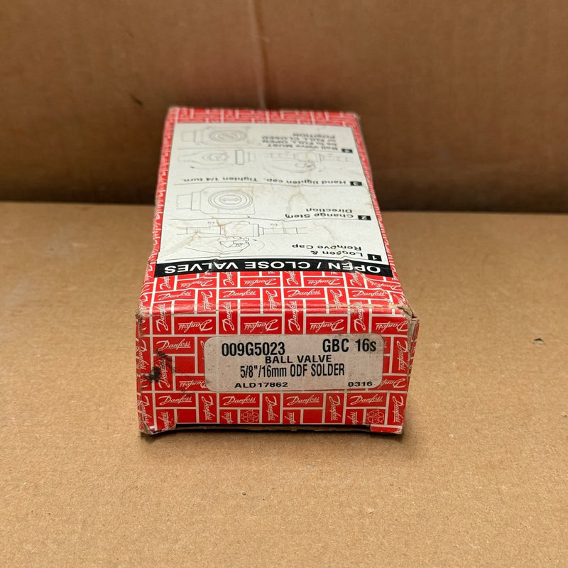 Danfoss – 009G5021 (Type GBC 16s) – Refrigeration Shut-Off Ball Valve