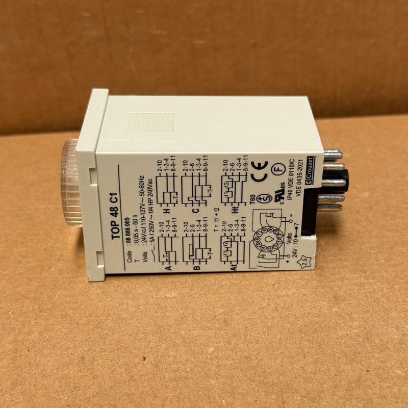 Crouzet – TOP 48 C1 / 88886005 – Panel-Mounted Electronic Timer