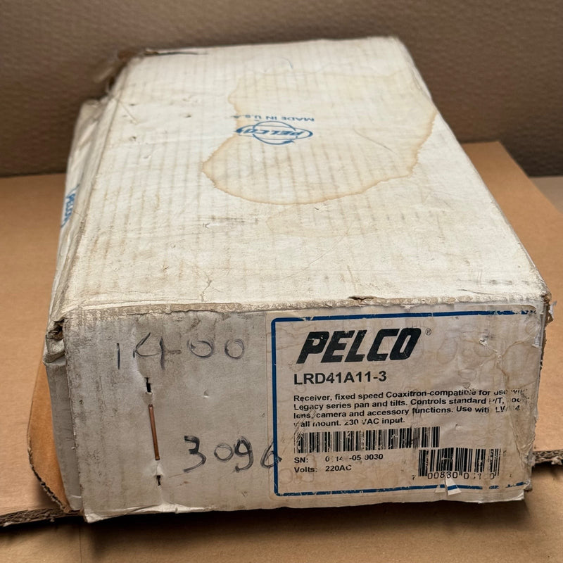 Pelco – LRD41A11-3 – Coaxitron Fixed Speed Receiver (230 VAC Input)