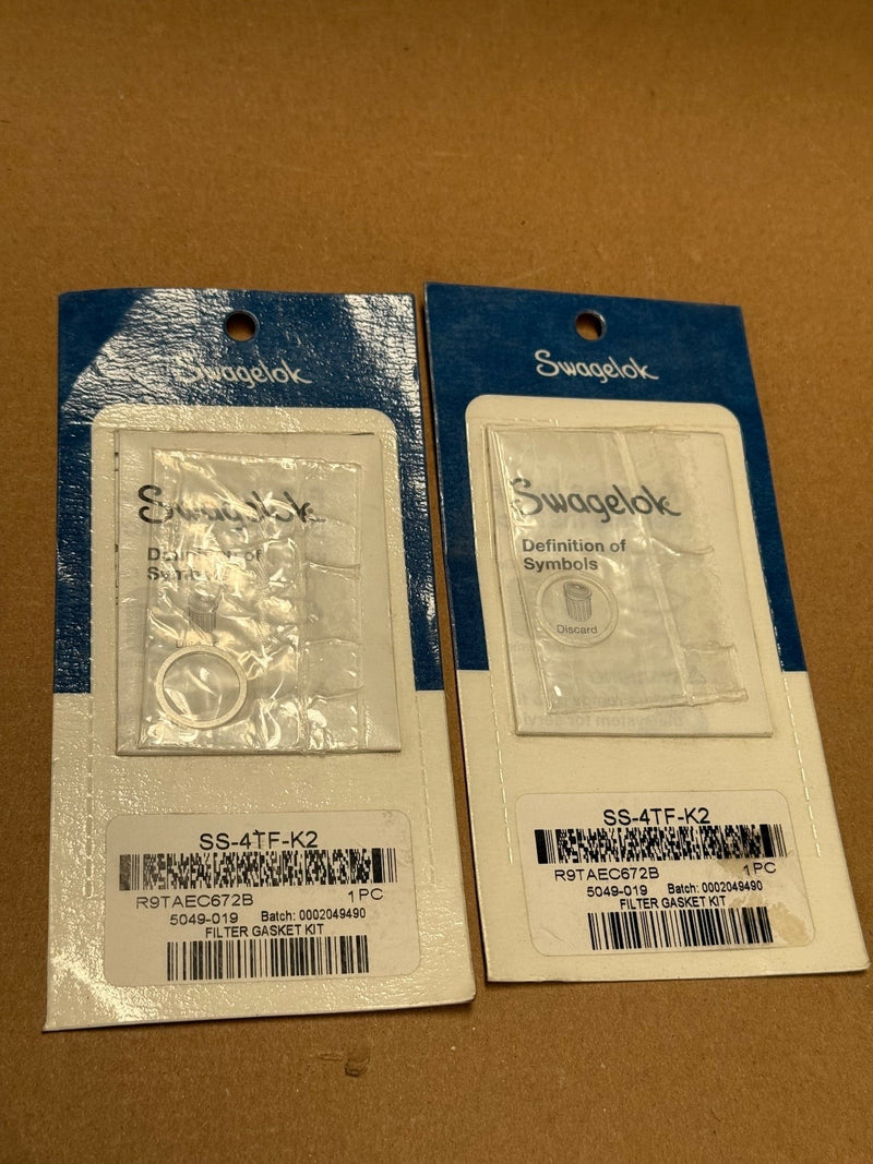 2PCs Swagelok – SS-4TF-K2 – Stainless Steel Gasket Kit