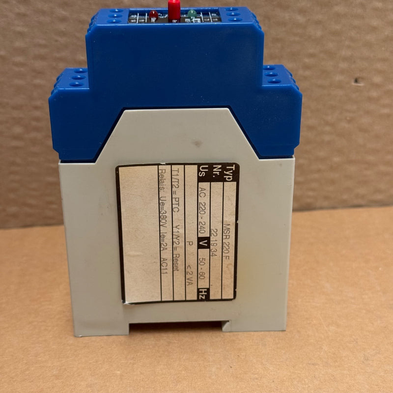 Ziehl – MSR220F – PTC Thermistor Relay / Motor Protection Relay