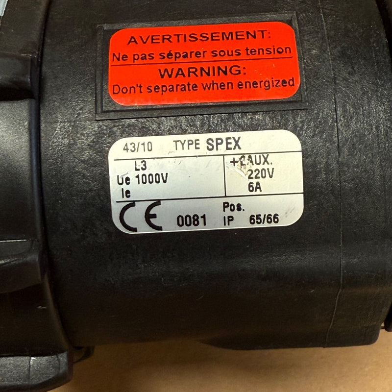 Marechal Electric – SPeX (4647003 L3) – Single-Pole Socket Connector (1000V, L3)