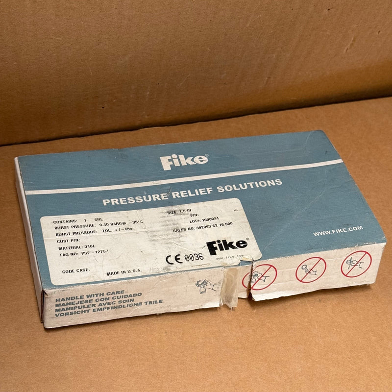 Fike – SRL 1.5IN 316L – SRL Series Reverse Acting Rupture Disc