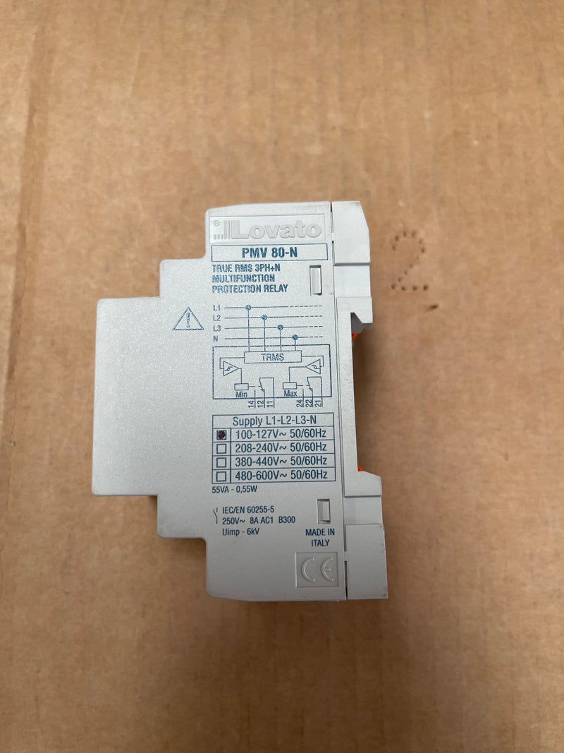 Lovato – PMV 80-N – 3-Phase True RMS Multifunction Protection Relay