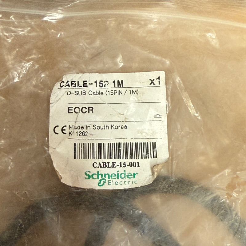 Schneider Electric – CABLE-15-001 – EOCR 15-Pin D-SUB Communication Cable