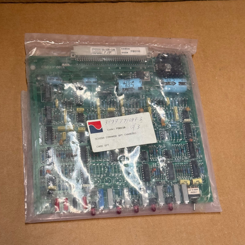 RVR Elettronica – FS0118 (CS 033F001E) – SPT Control Board / Scheda Comando SPT