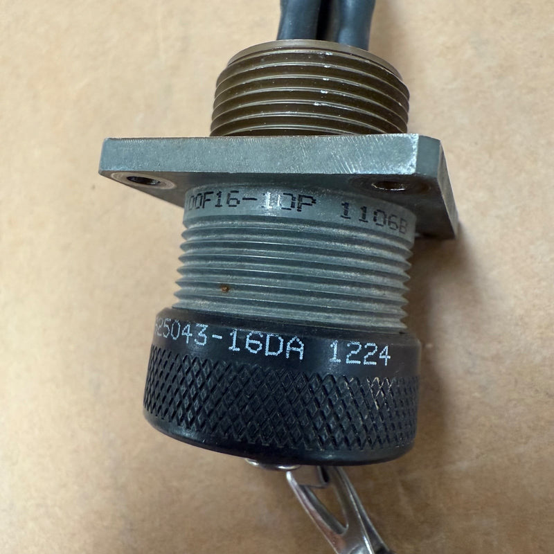 Amphenol – MS3100F16-10P + MS25043-16DA – Wall Mounting Receptacle Connector