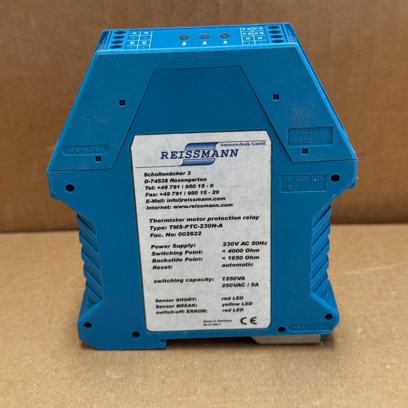 Reissmann – TMS-PTC-230-A – Thermistor Motor Protection Relay