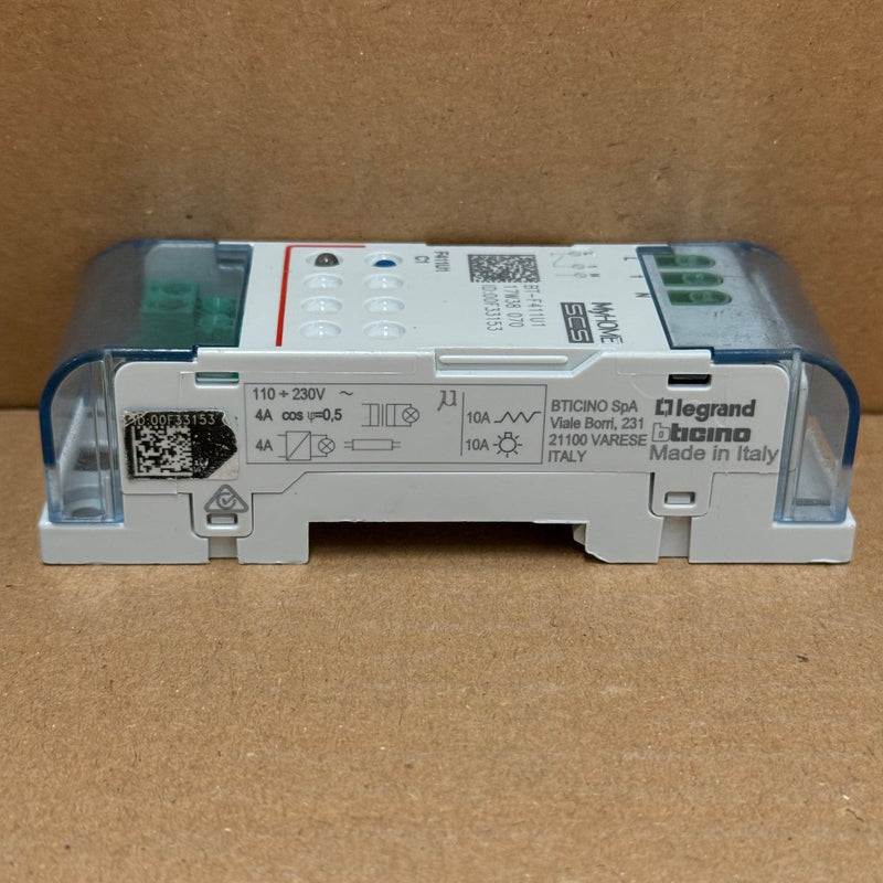 BTicino – BT-F411U1 (F411U1) – MyHOME BUS Single-Channel DIN-Rail Actuator Relay