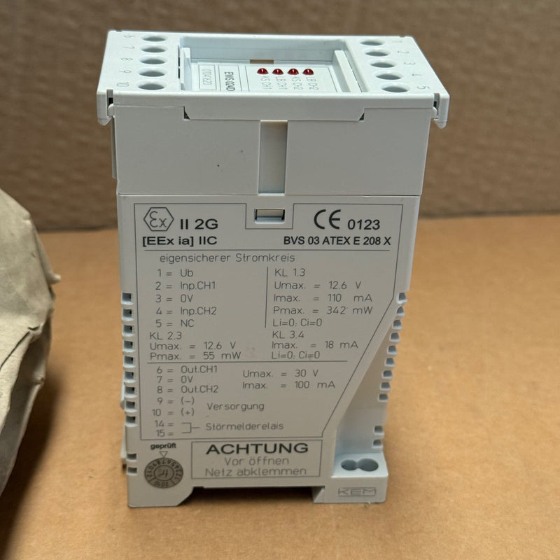 KEM Küppers – EWS 024DC-NXX-SP – Intrinsically Safe Supply Unit