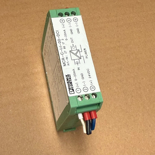 2PCs Phoenix Contact – 2786173 (MCR-C-I/I-00-DCI) – 3-Way Signal Isolator