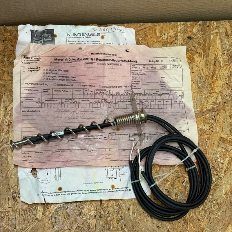 Kuno Engels – Kanalfühler Type ETS 120-33 – Duct Temperature Sensor